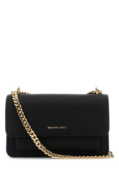 Michael Michael Kors Black Leather Claire Crossbody Bag