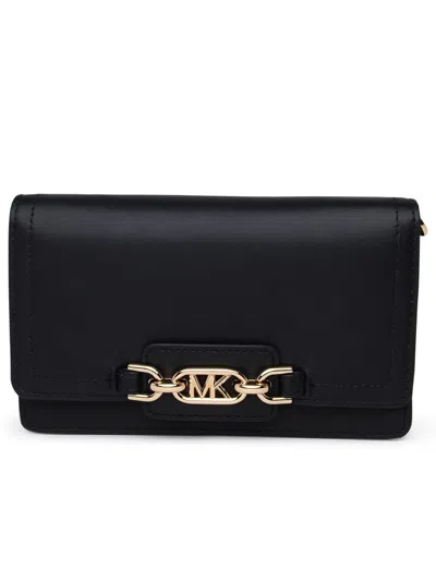 Michael Michael Kors Black Leather Extra-small Heather Bag