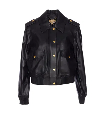 Michael Michael Kors Black Leather Jacket