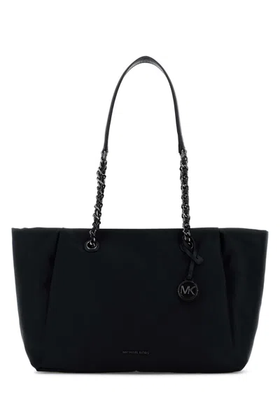 MICHAEL MICHAEL KORS MICHAEL MICHAEL KORS BLACK NYLON SMALL GEORGIA SHOPPING BAG