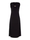 Michael Michael Kors Black Off Shoulder Midi Dress