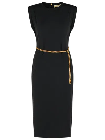 MICHAEL MICHAEL KORS BLACK POLYESTER BLEND DRESS