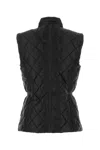 Michael Michael Kors Michael By Michael Kors Black Polyester Sleeveless Jacket In Black