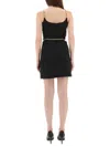 Michael Michael Kors Black Recycled Polyester Dress In Black