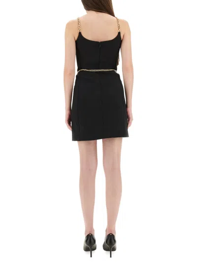 Michael Michael Kors Chain-strap Mini Dress In Black