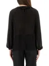 Michael Michael Kors Black Recycled Polyester Shirts In Black