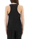 Michael Michael Kors Black Recycled Polyester Tops In Black