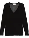 Michael Michael Kors Black Silk Sweater In Black