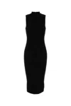Michael Michael Kors Ribbed Mock Nk Midi Drs-m Nd Michael By Michael Kors Female