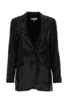 MICHAEL MICHAEL KORS MICHAEL MICHAEL KORS BLACK TRIACETATE BLEND JACKET