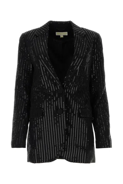 Michael Michael Kors Black Triacetate Blend Jacket