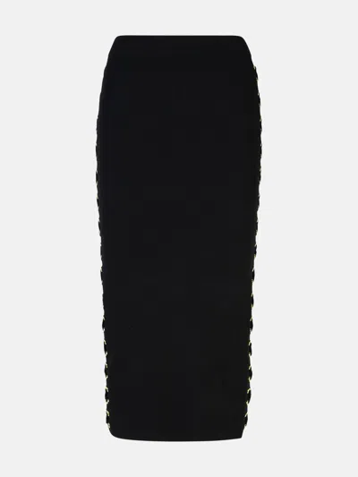 Michael Michael Kors Black Viscose Blend Skirt