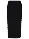Michael Michael Kors Black Viscose Blend Skirt