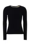 Michael Michael Kors Michael By Michael Kors Black Viscose Blend T-shirt In Black