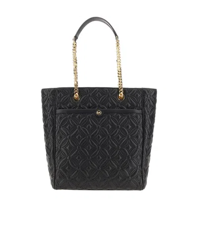 Michael Michael Kors Blaire Large Logo Tote Bag In Black