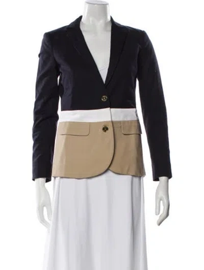 Pre-owned Michael Michael Kors Blazer In Blue