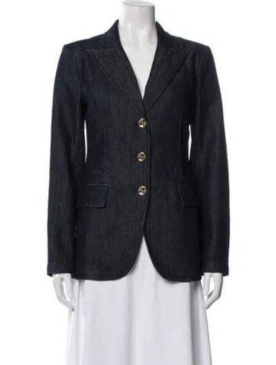 Pre-owned Michael Michael Kors Blazer In Blue