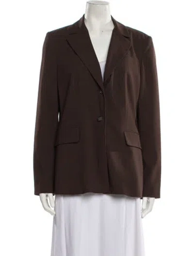 Pre-owned Michael Michael Kors Blazer In Brown