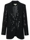 Michael Michael Kors Sequin-embellished Striped Blazer