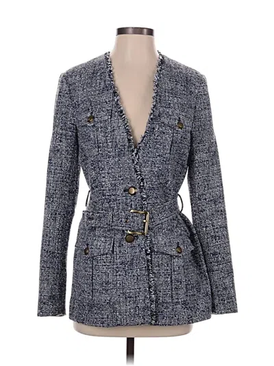 Pre-owned Michael Michael Kors Blazer Jacket In Blue