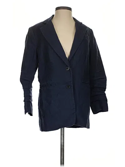 Pre-owned Michael Michael Kors Blazer Jacket In Blue