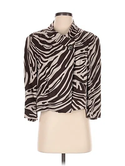 Pre-owned Michael Michael Kors Blazer Jacket In Brown