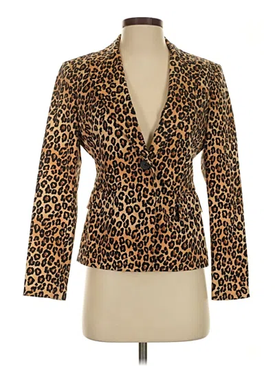 Pre-owned Michael Michael Kors Blazer Jacket In Gold