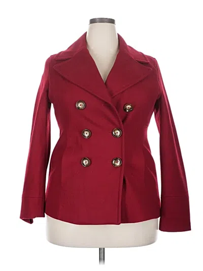 Pre-owned Michael Michael Kors Blazer Jacket In Red