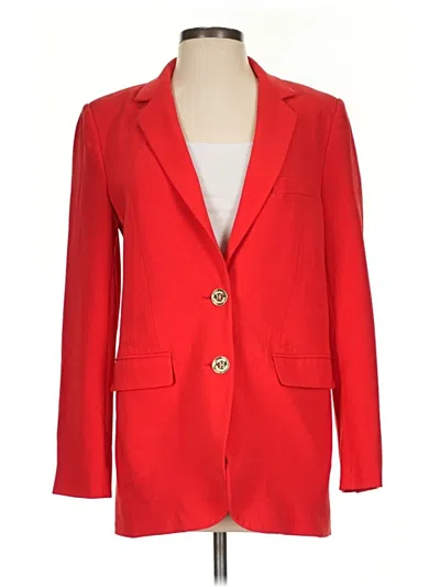 Pre-owned Michael Michael Kors Blazer Jacket In Red