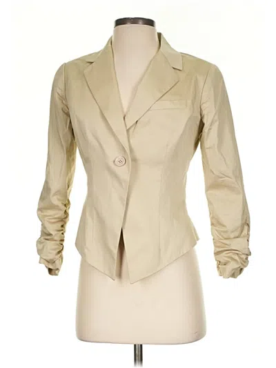 Pre-owned Michael Michael Kors Blazer Jacket In Tan