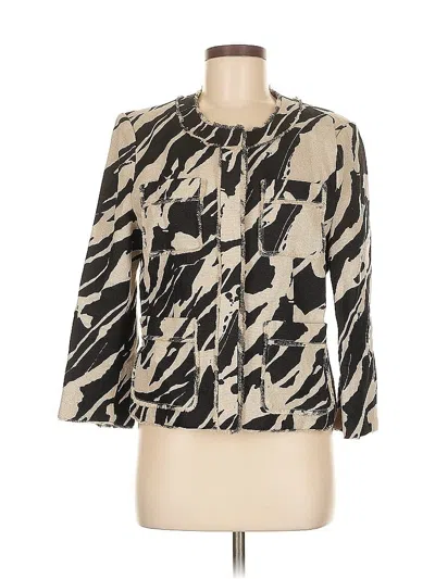 Pre-owned Michael Michael Kors Blazer Jacket In White