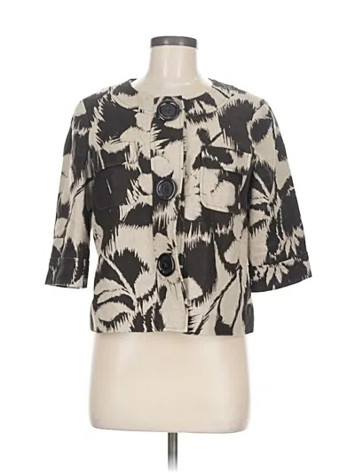 Pre-owned Michael Michael Kors Blazer Jacket In White