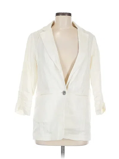 Pre-owned Michael Michael Kors Blazer Jacket In White