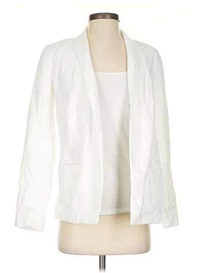 Pre-owned Michael Michael Kors Blazer Jacket In White