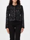 Michael Michael Kors Sequin-embellished Cardigan In Silber