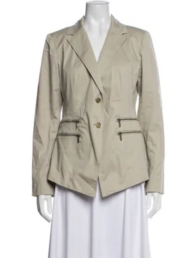 Pre-owned Michael Michael Kors Blazer In Neutrals