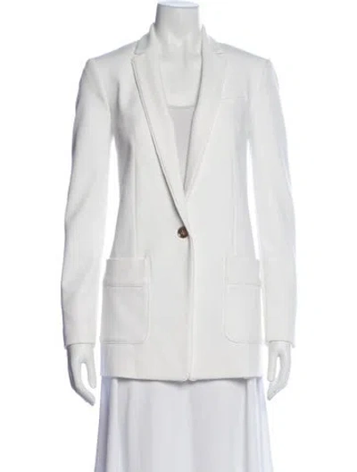 Pre-owned Michael Michael Kors Blazer In White