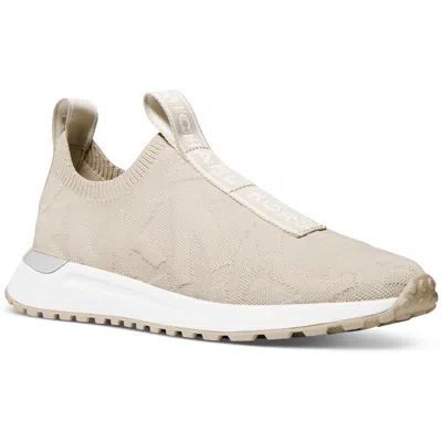 Michael Michael Kors Bodie Slip On Womens Fitness Lifestyle Casual And Fashion Sneakers In Sand