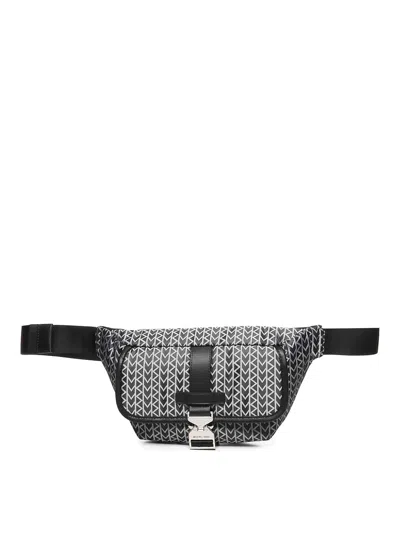 Michael Michael Kors Eli Nylon Bum Bag In Black