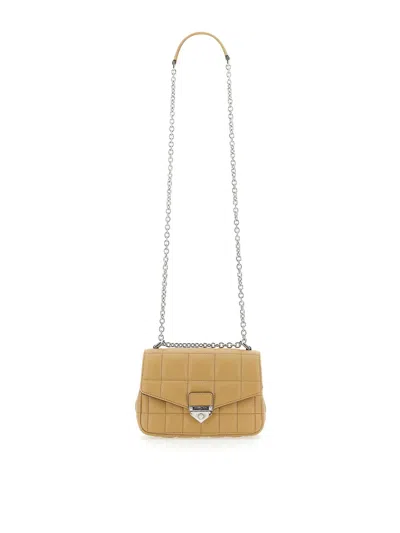 Michael Michael Kors Soho Shoulder Bag In Neutral