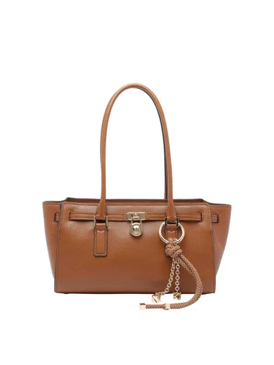 Michael Michael Kors Hamilton Shoulder Bag In Brown