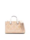 Michael Michael Kors Gigi Rafia Large Tote Bag In Beige