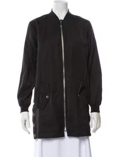 Pre-owned Michael Michael Kors Bomber Jacket In Black