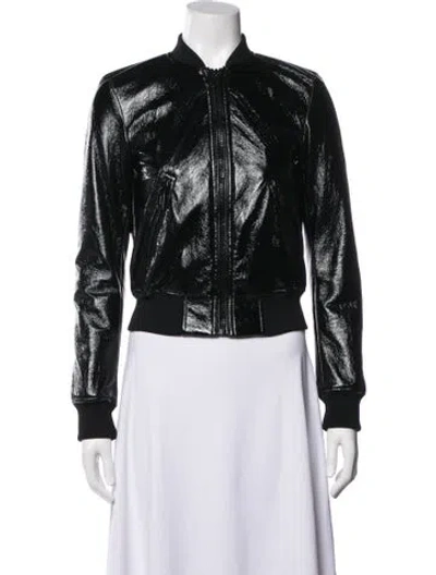 Pre-owned Michael Michael Kors Bomber Jacket In Black