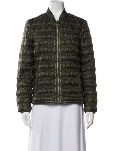Pre-owned Michael Michael Kors Bomber Jacket In Green