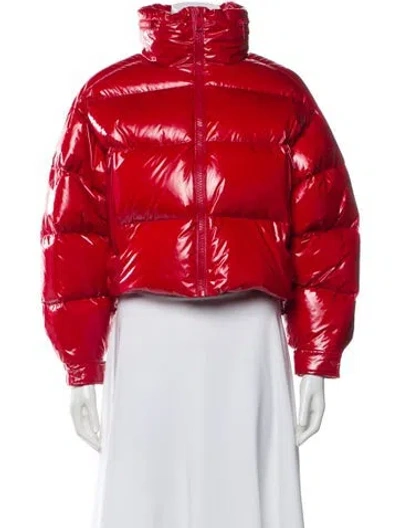 Pre-owned Michael Michael Kors Bomber Jacket In Red