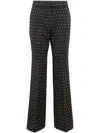 Michael Michael Kors Bootcut Trousers In Black