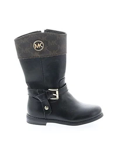 Pre-owned Michael Michael Kors Kids' Boots In Black