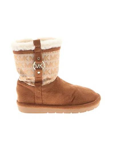 Pre-owned Michael Michael Kors Kids' Boots In Brown