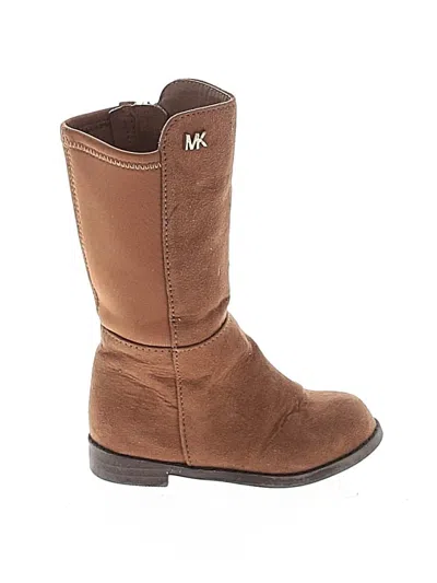 Pre-owned Michael Michael Kors Kids' Boots In Brown